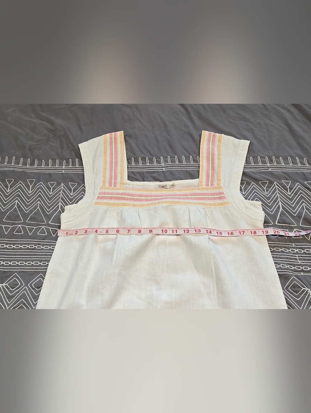 Faherty Hailee Dress Size Medium - Picture 3 of 6